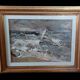 Giuseppe MANFREDI (1934 - 1987) Marina Painting Oil on Canvas 70 X 50