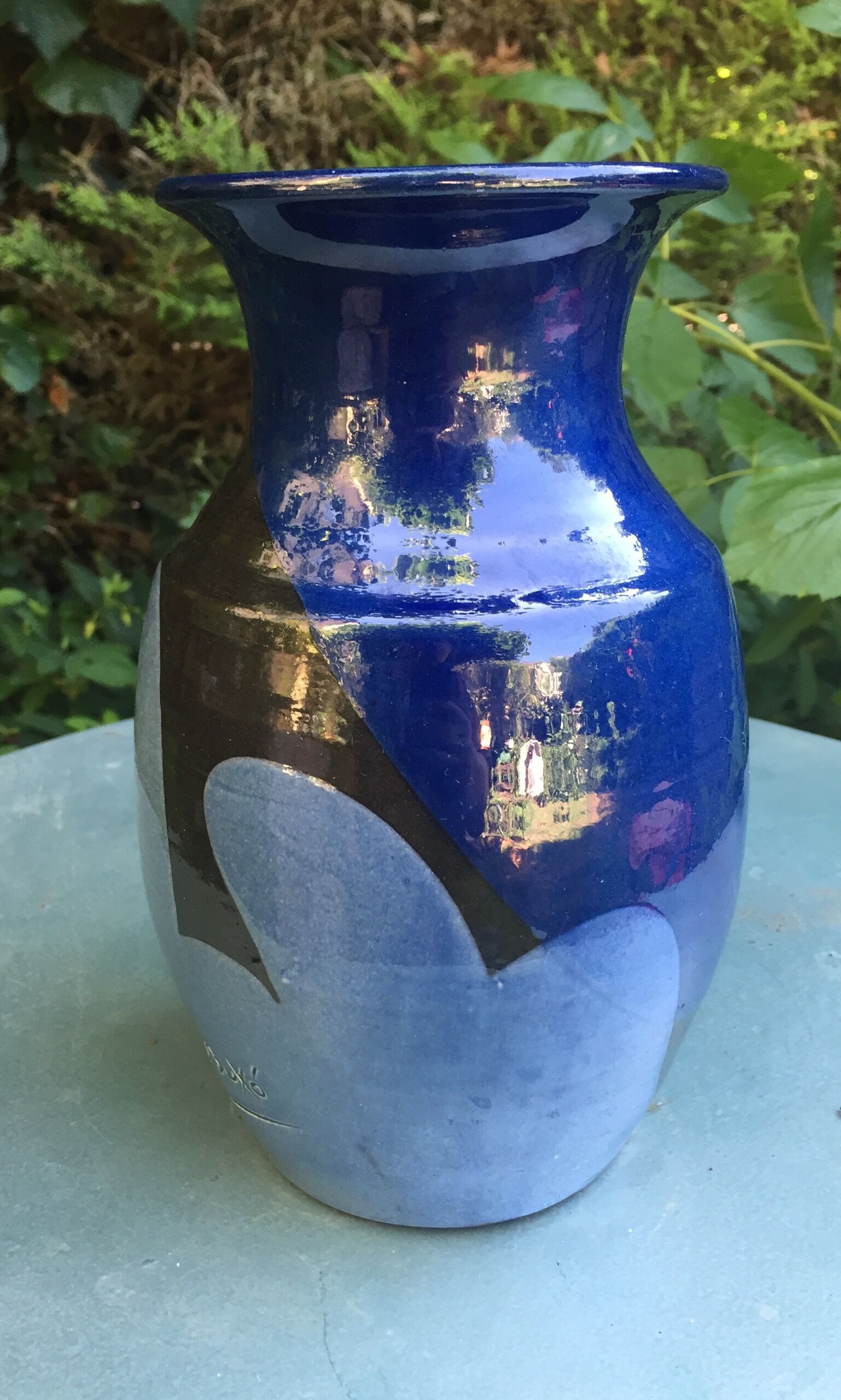 Ceramic vase signed Buxo
