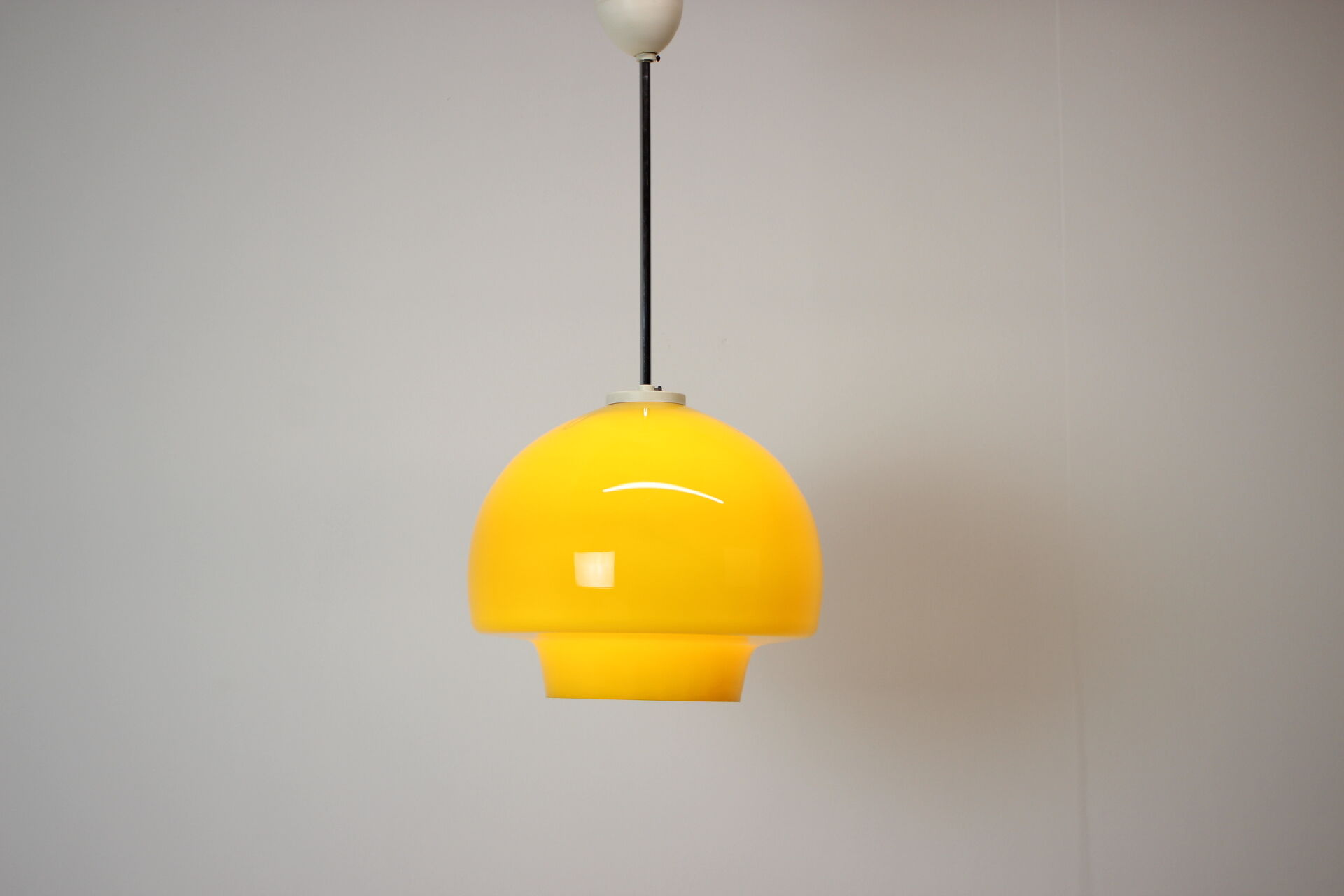 Mid-century glass pendant, 1960's