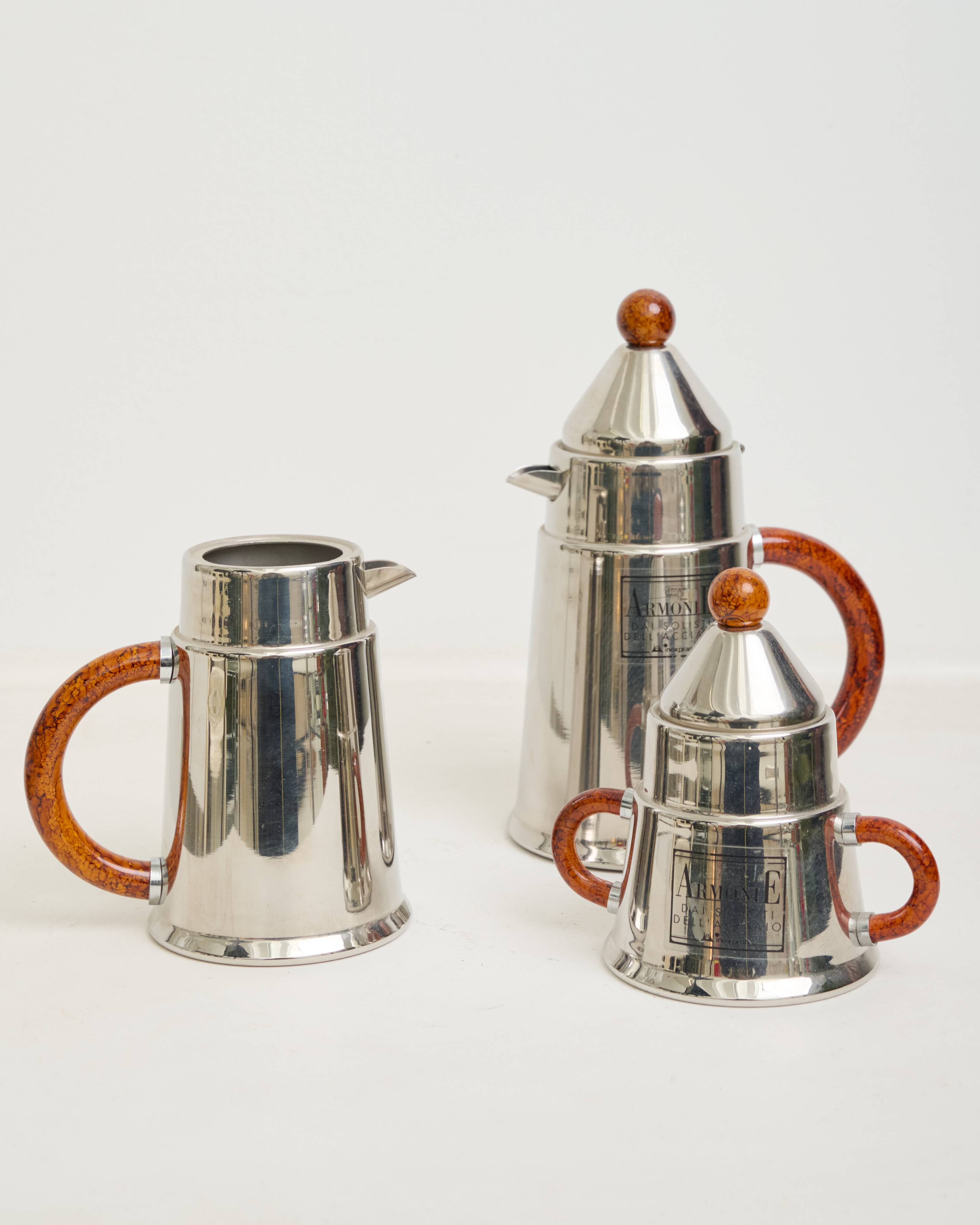 Tea service, Armonie, Inoxpran, 1990