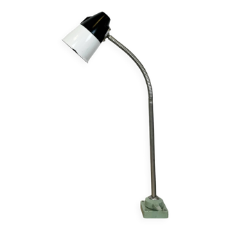 Lampe de table de travail industrielle à col de cygne soviétique, années 1960