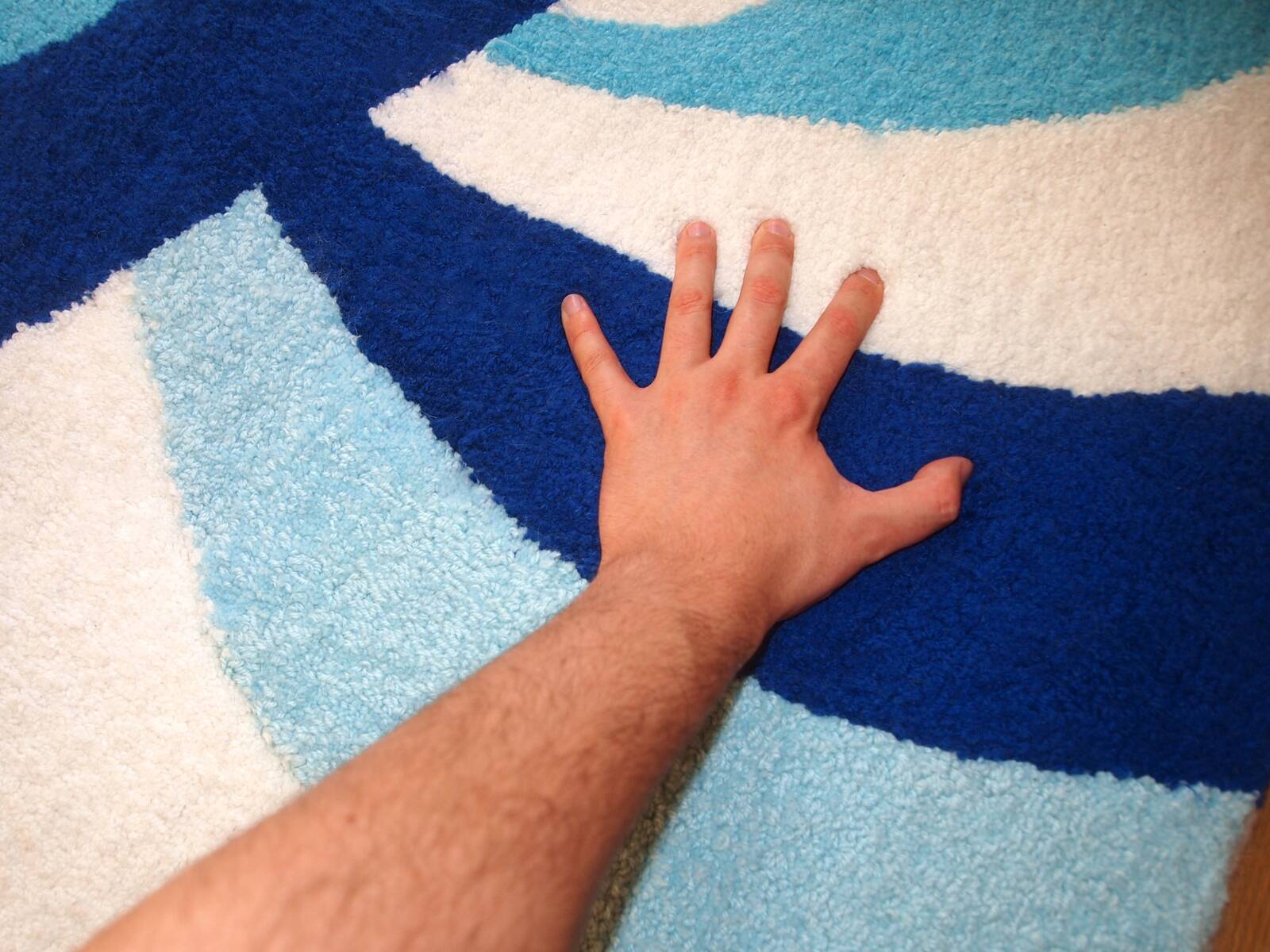 Tapis Contemporain ORA Hooked en Laine (74cm x 143cm), Édition Unique