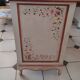 Painted chest of drawers with floral decoration