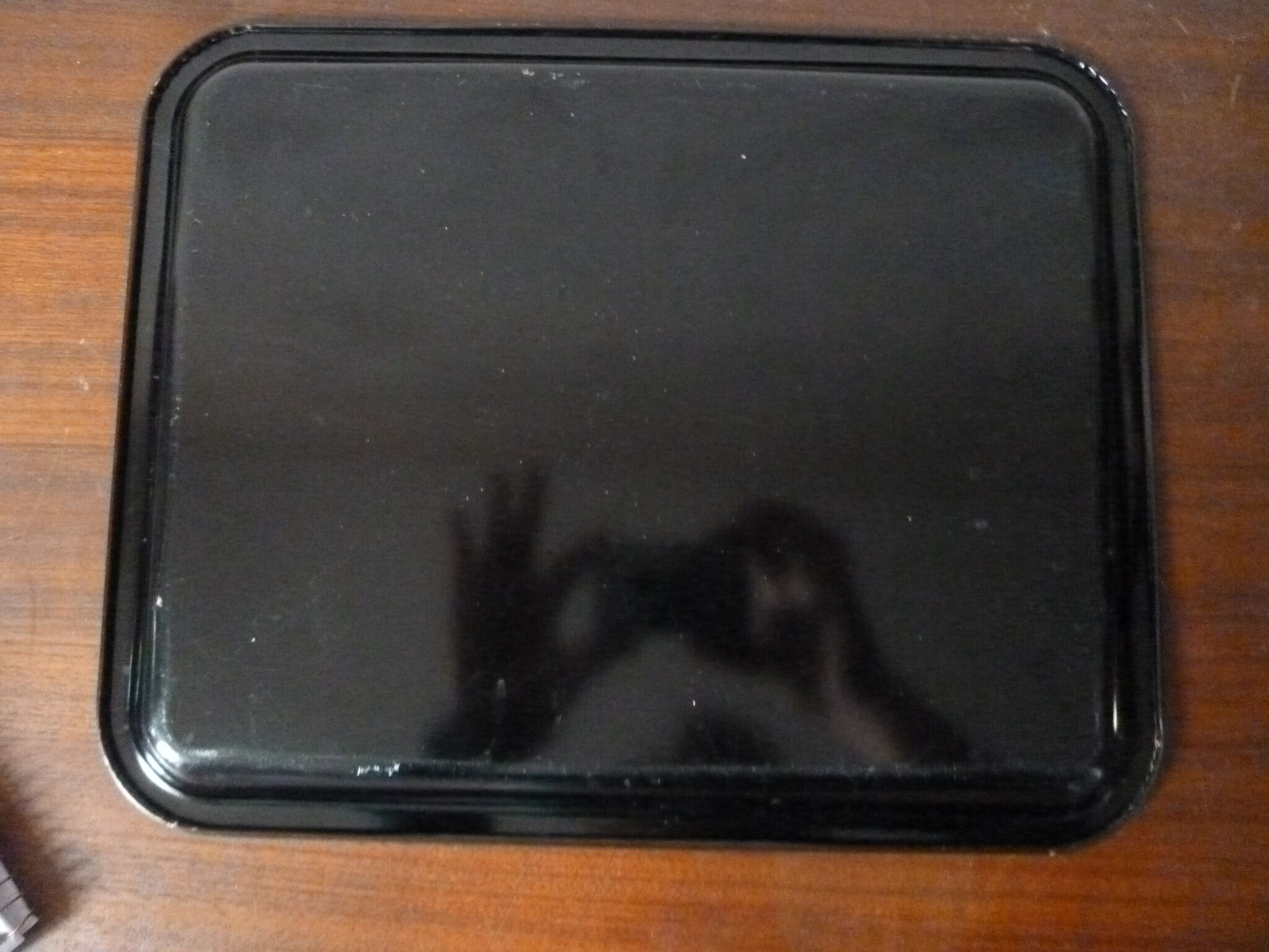 Screen-printed metal tray