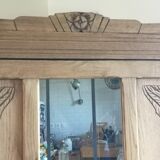 Armoire parisienne décapée, bois brut
