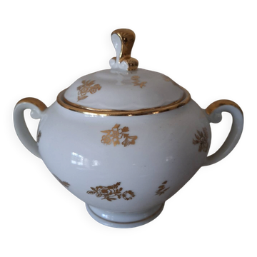 Limoges porcelain sugar bowl Foecy