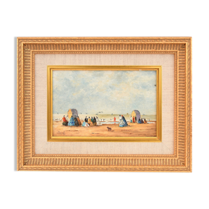 Huile sur toile Bord