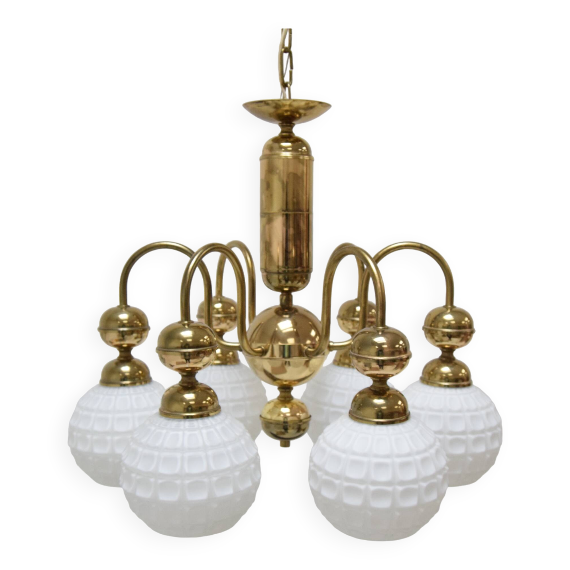 Mid-century Chandelier by Kamenicky Senov, Czechoslovakia, 1970's.