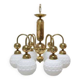 Mid-century Chandelier by Kamenicky Senov, Czechoslovakia, 1970's.