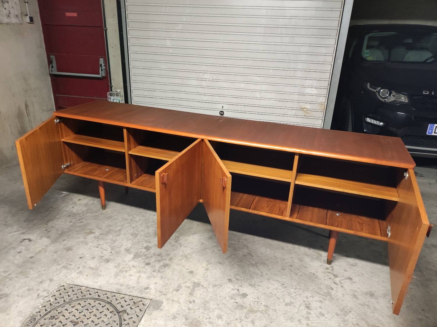 Scandinavian vintage teak sideboard
