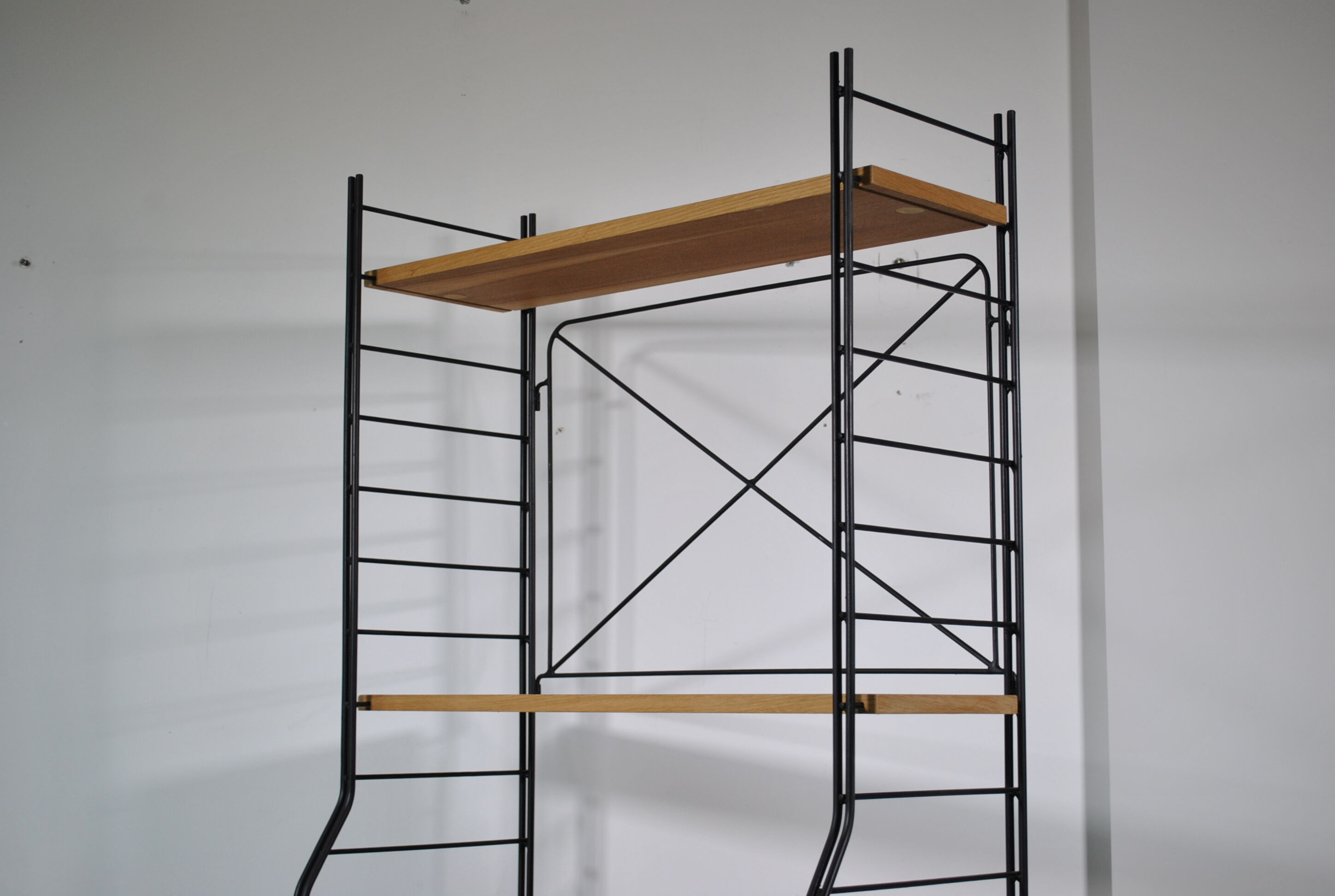 Library shelves 1960