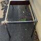 Bureau Knoll design marbre blanc