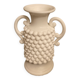 Kersten vase in white ceramic