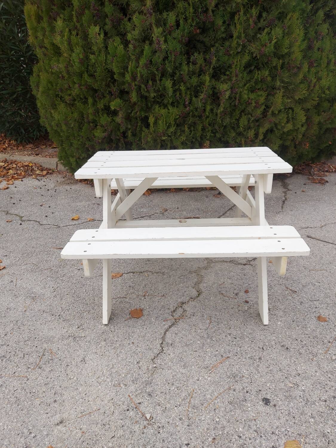Table de jardin avec bancs pour enfants