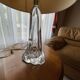 Lampe années 60 pied en cristal
