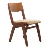 Chaise bistrot style scandinave chêne foncé