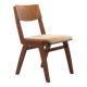 Scandinavian style bistro chair in dark oak