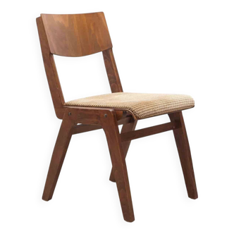 Scandinavian style bistro chair in dark oak