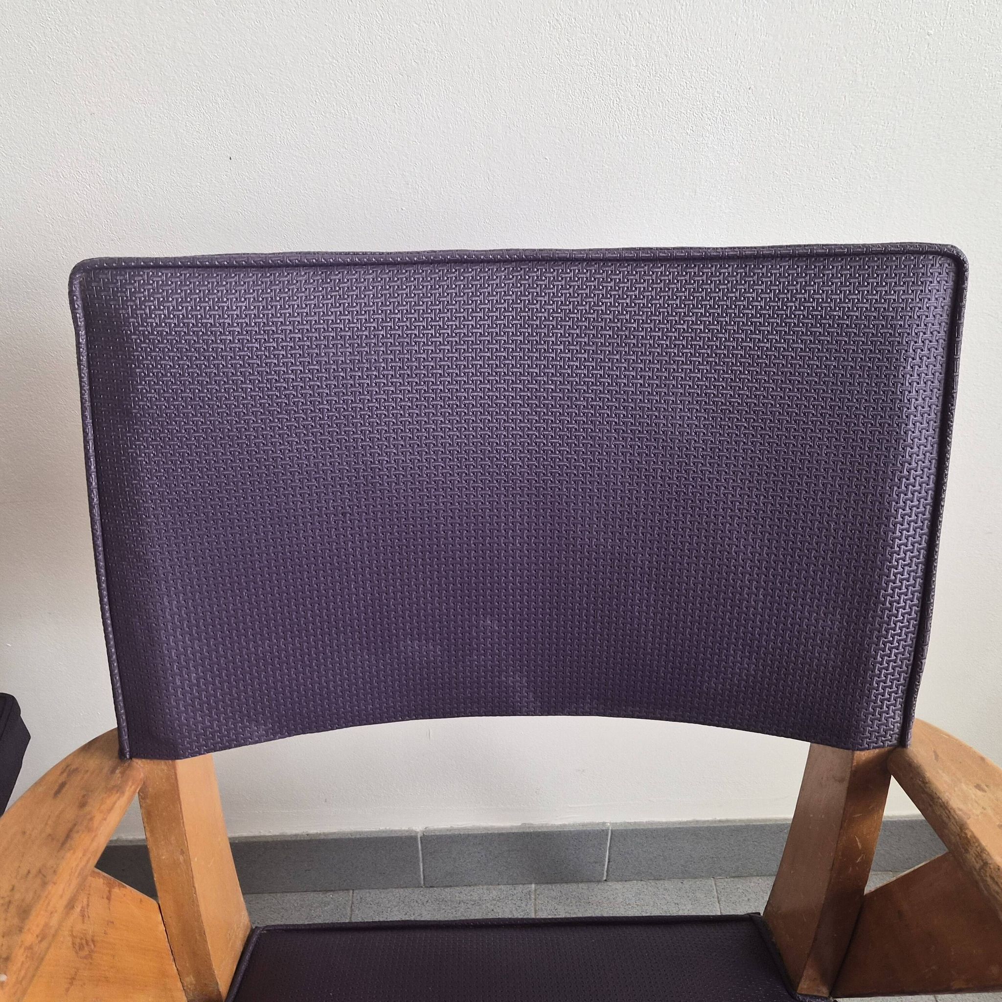 Pair of vintage bridge armchairs from the 1950s.