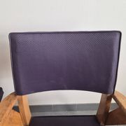 Pair of vintage bridge armchairs from the 1950s.