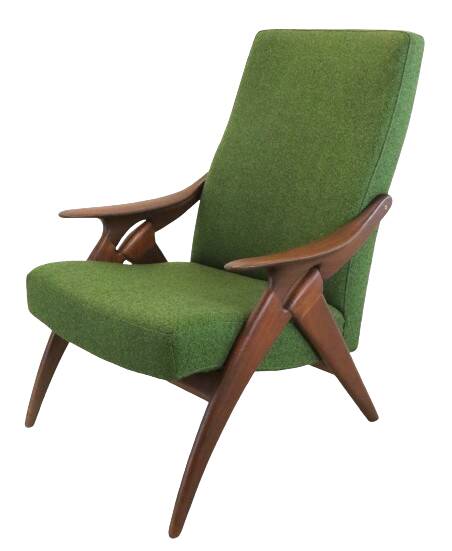 Dutch design classic - mid century  De Ster de Knoop fauteuil 'Overdinkel'