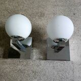 Space age wall lights