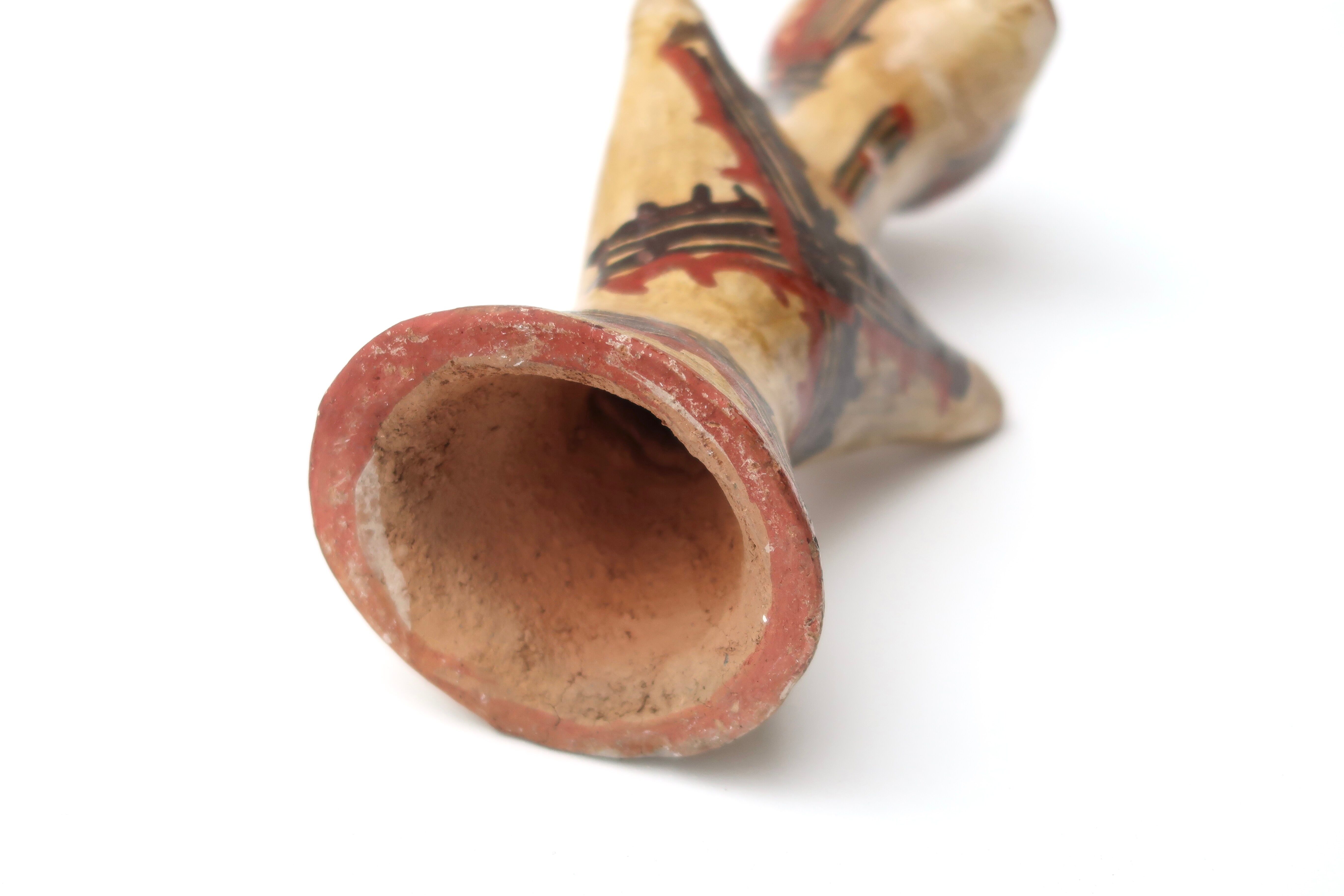 Berber Kabyle pottery with terracotta handle, 70s