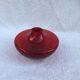 Vintage red glass vase