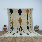 Handmade wool Berber rug 300 X 190 CM