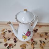 Vintage porcelain teapot Digoin Sarreguemines