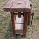 Old oak workbench
