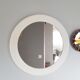 Round plastic mirror 70s