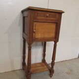 Bedside table on fluted legs, 1900s