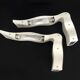 Pair of Italian wall lights Fontana Arte Yves white 2008