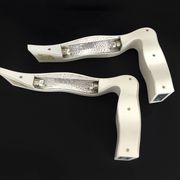 Pair of Italian wall lights Fontana Arte Yves white 2008