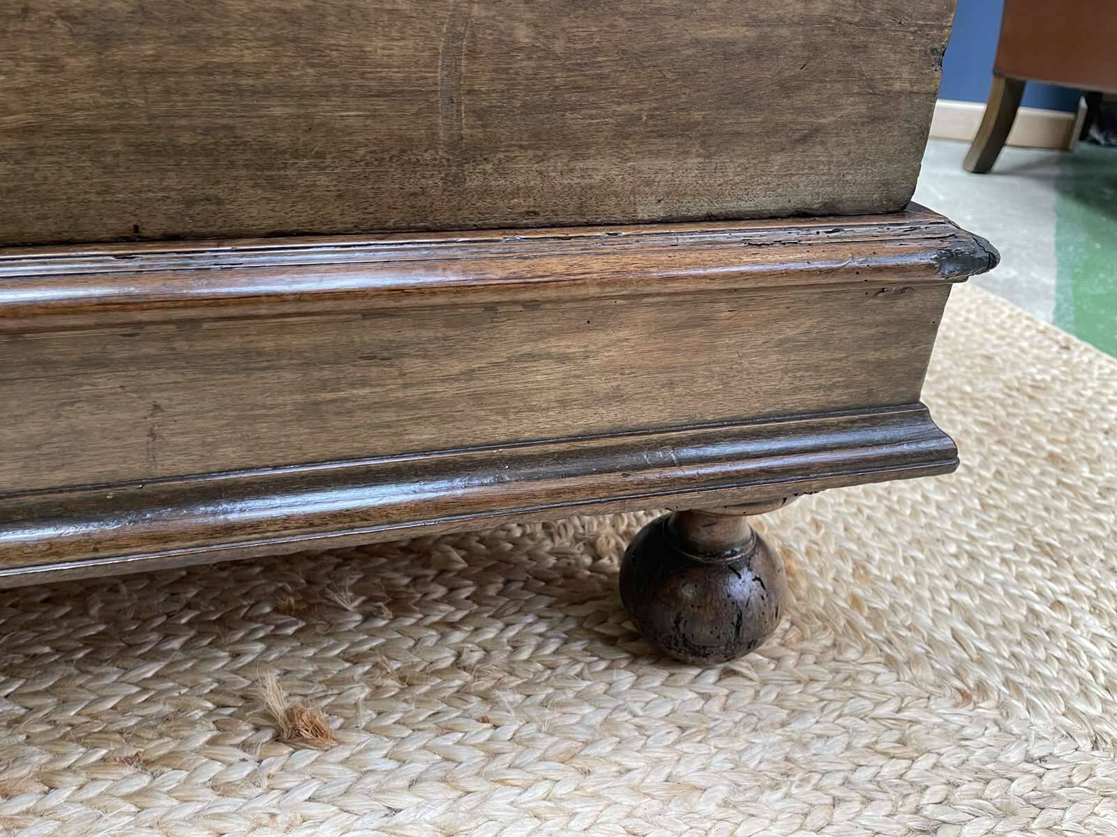 18th century walnut wedding chest