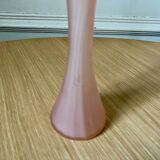 Pink polished glass vase