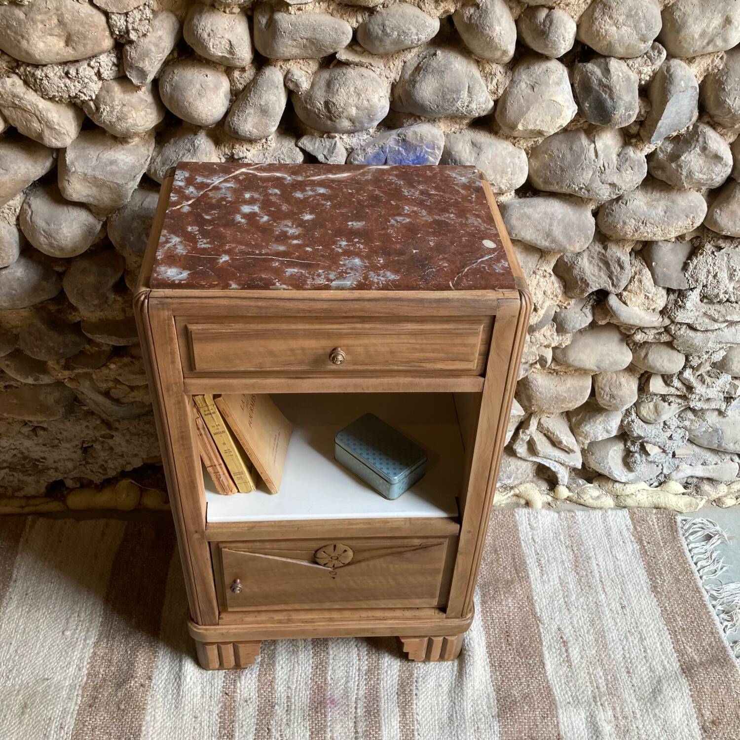 Art deco bedside table