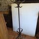 Curved antique wooden parrot
