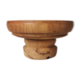 Compotier orme bois sculpté