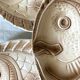 Vintage fish barbotine plates from Sarreguemines