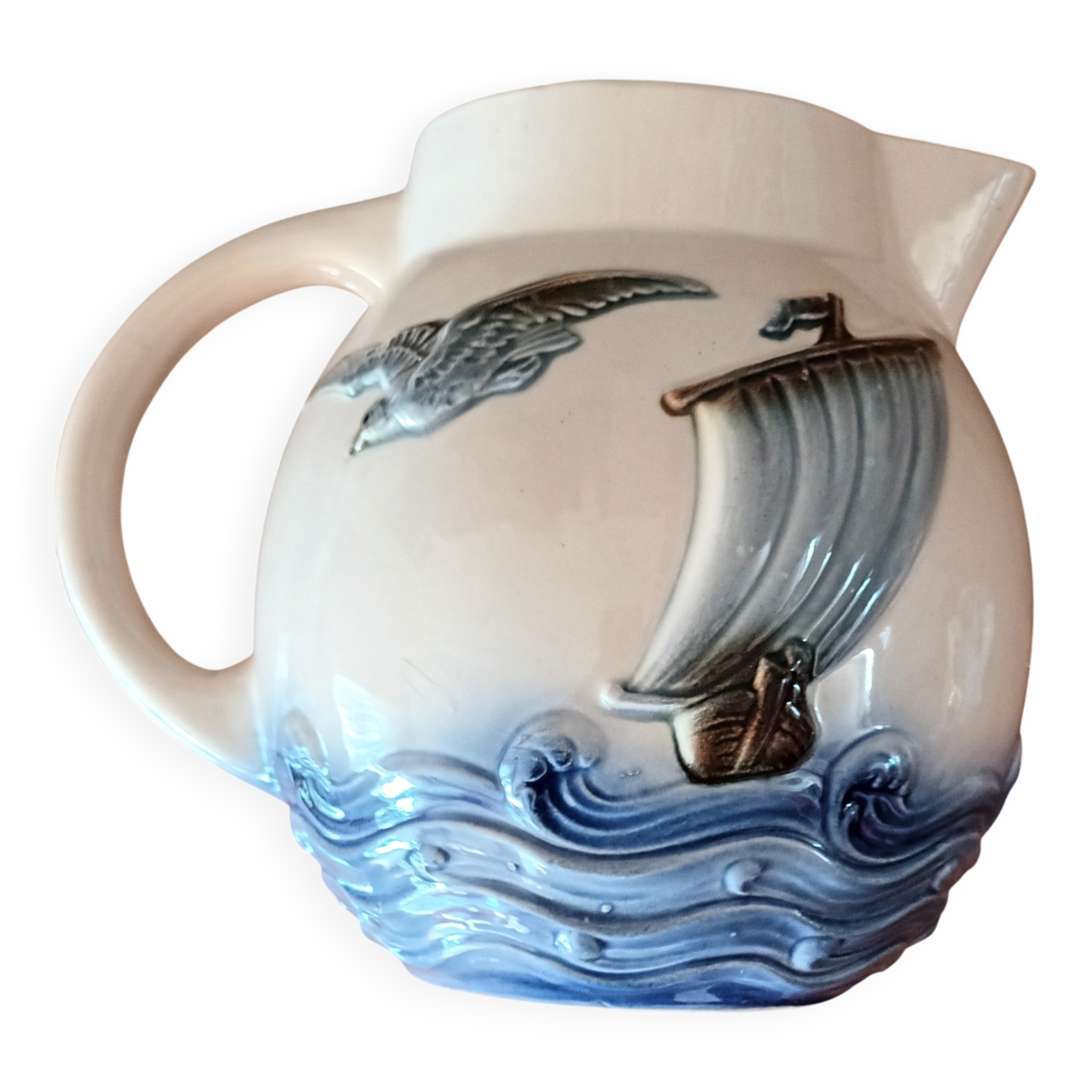 Digoin ceramic pitcher