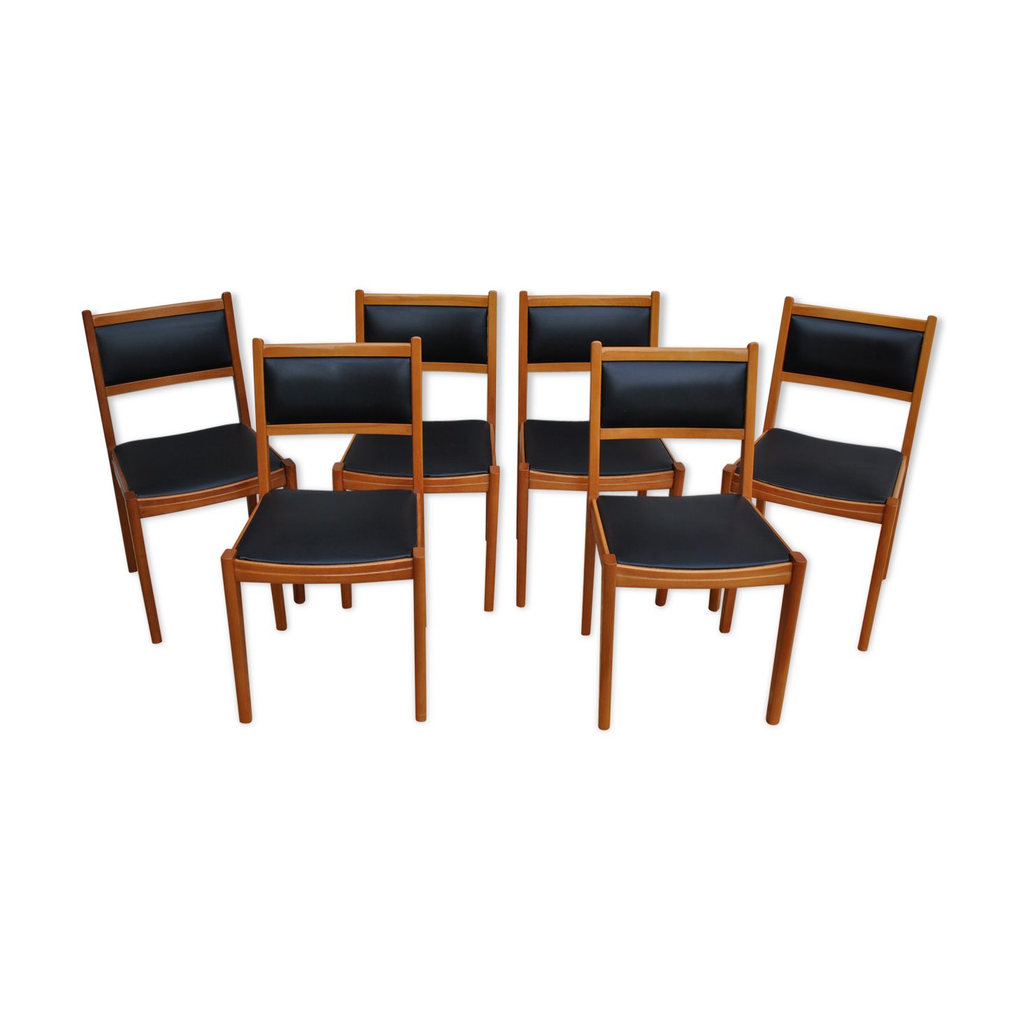 Lot of 6 vintage chairs