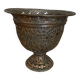 17th century Italian chased bronze cup or urn