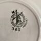Set of 10 vintage dessert plates Moulin des Loups