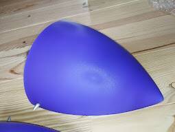 a pair of Ikea Kvintett wall lamps