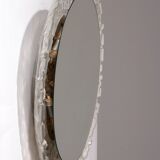 Oval Bathroom Wall Mirror with Lighting and Plexiglass Edge - Hillebrand