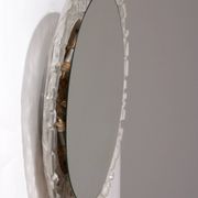 Oval Bathroom Wall Mirror with Lighting and Plexiglass Edge - Hillebrand