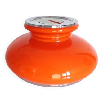 Suspension opaline orange Années 70