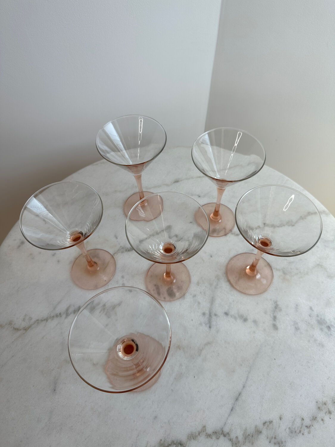 Stemmed glasses
